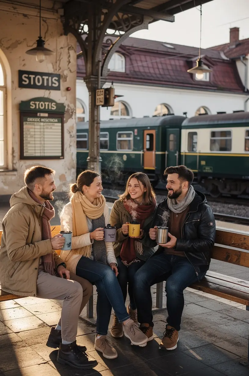 Raminančių žaliųjų arbatžolių sauja ant natūralaus audinio fono.