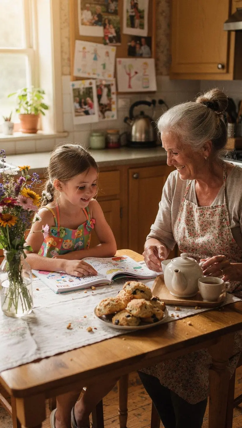 Moteris, atsipalaiduojanti su arbatos puodeliu balkone žiūrėdama į gamtą.